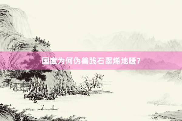 国度为何伪善践石墨烯地暖？